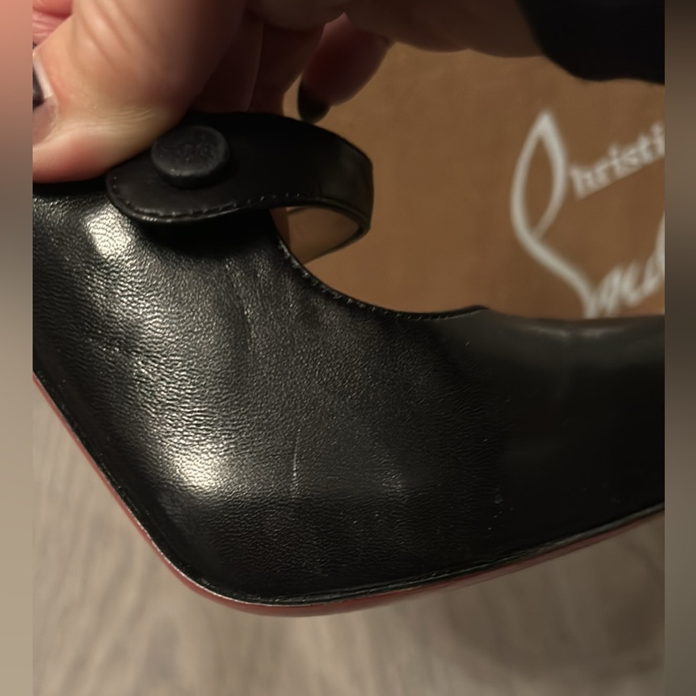 💥PRICE DROP💥Authentic♥️Christian Louboutins🖤EUC Pinched Toe Platform - Picture 11 of 16
